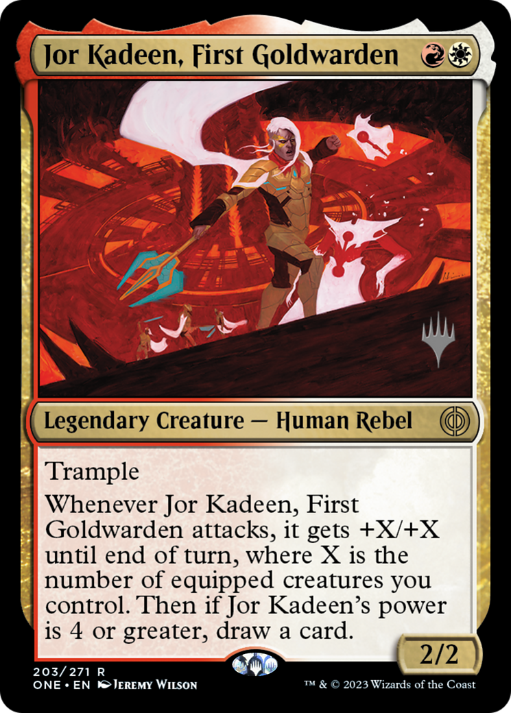 Jor Kadeen, First Goldwarden (PONE-203P) - Phyrexia: All Will Be One Promos - Premium MTG Single from Wizards of the Coast - Just $0.09! Shop now at Game Crave Tournament Store