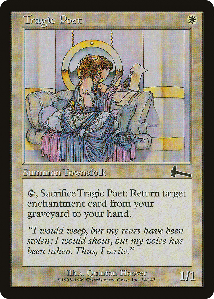 Tragic Poet (ULG-024) - Urza's Legacy - Premium MTG Single from Wizards of the Coast - Just $0.25! Shop now at Game Crave Tournament Store