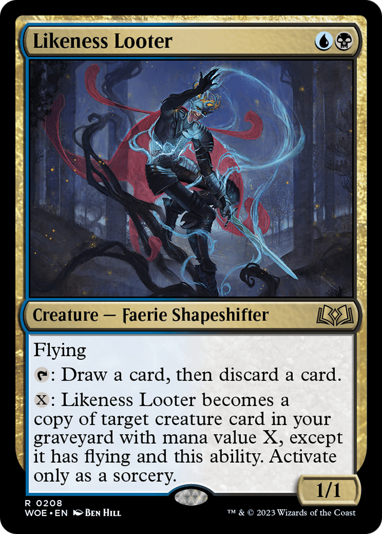Likeness Looter (WOE-208) - Wilds of Eldraine - Premium MTG Single from Wizards of the Coast - Just $0.16! Shop now at Game Crave Tournament Store