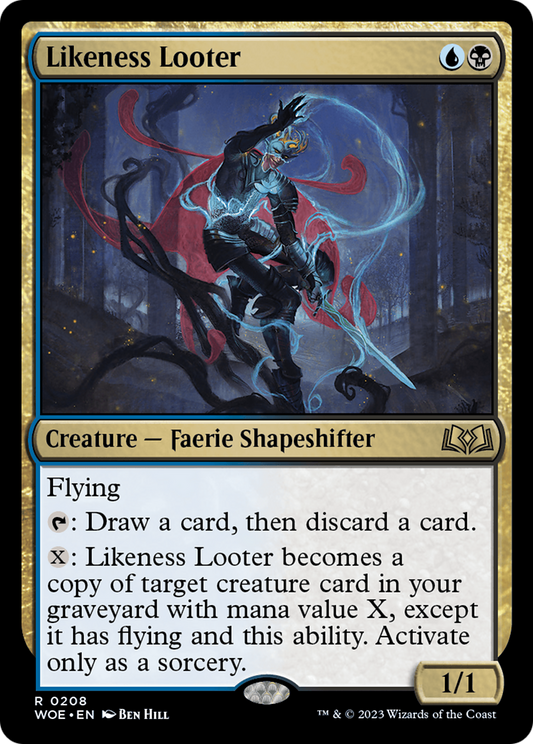 Likeness Looter (WOE-208) - Wilds of Eldraine - Premium MTG Single from Wizards of the Coast - Just $0.16! Shop now at Game Crave Tournament Store