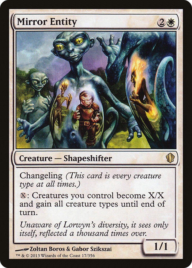 Mirror Entity (C13-017) - Commander 2013 - Premium MTG Single from Wizards of the Coast - Just $0.16! Shop now at Game Crave Tournament Store