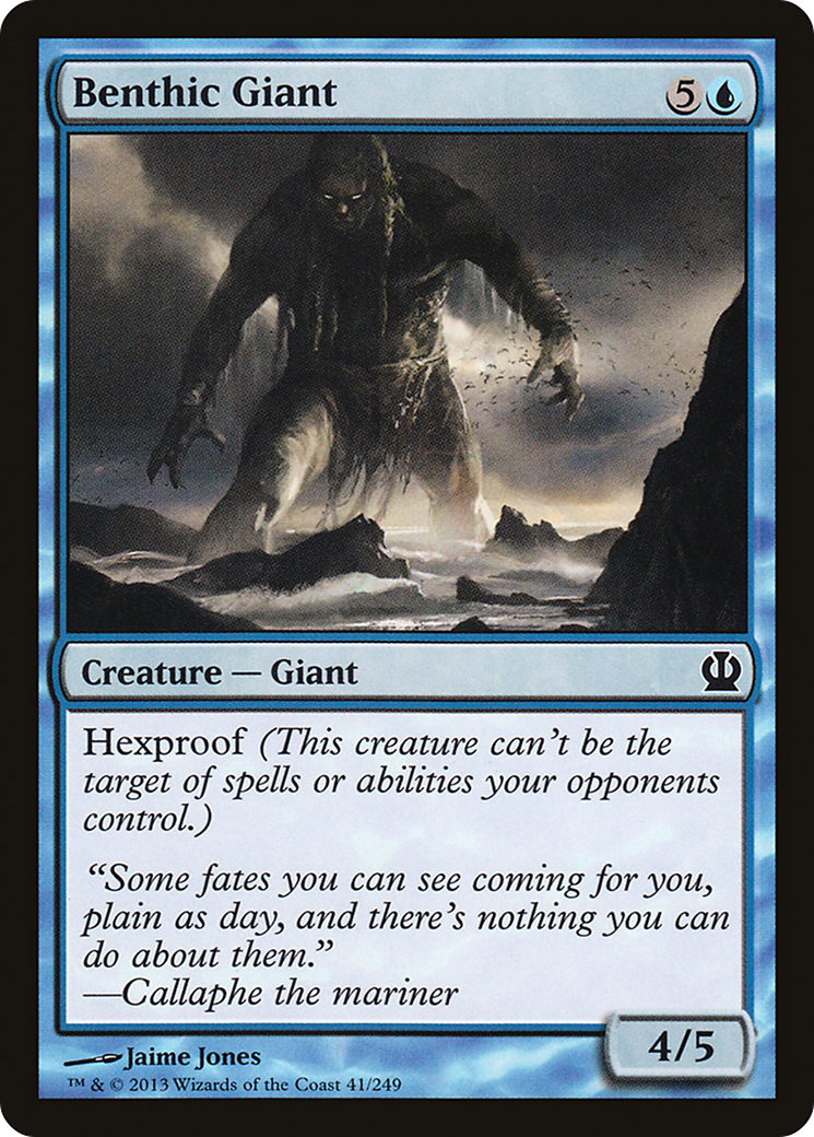 Benthic Giant (THS-041) - Theros - Premium MTG Single from Wizards of the Coast - Just $0.25! Shop now at Game Crave Tournament Store