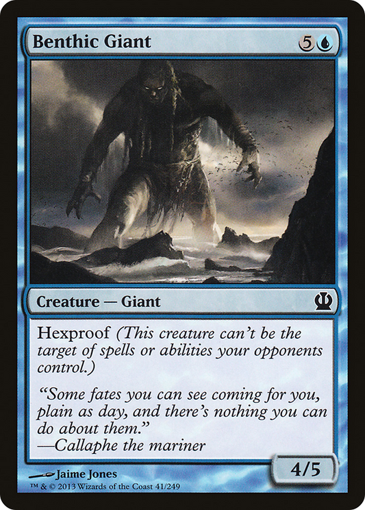 Benthic Giant (THS-041) - Theros Foil - Premium MTG Single from Wizards of the Coast - Just $0.25! Shop now at Game Crave Tournament Store