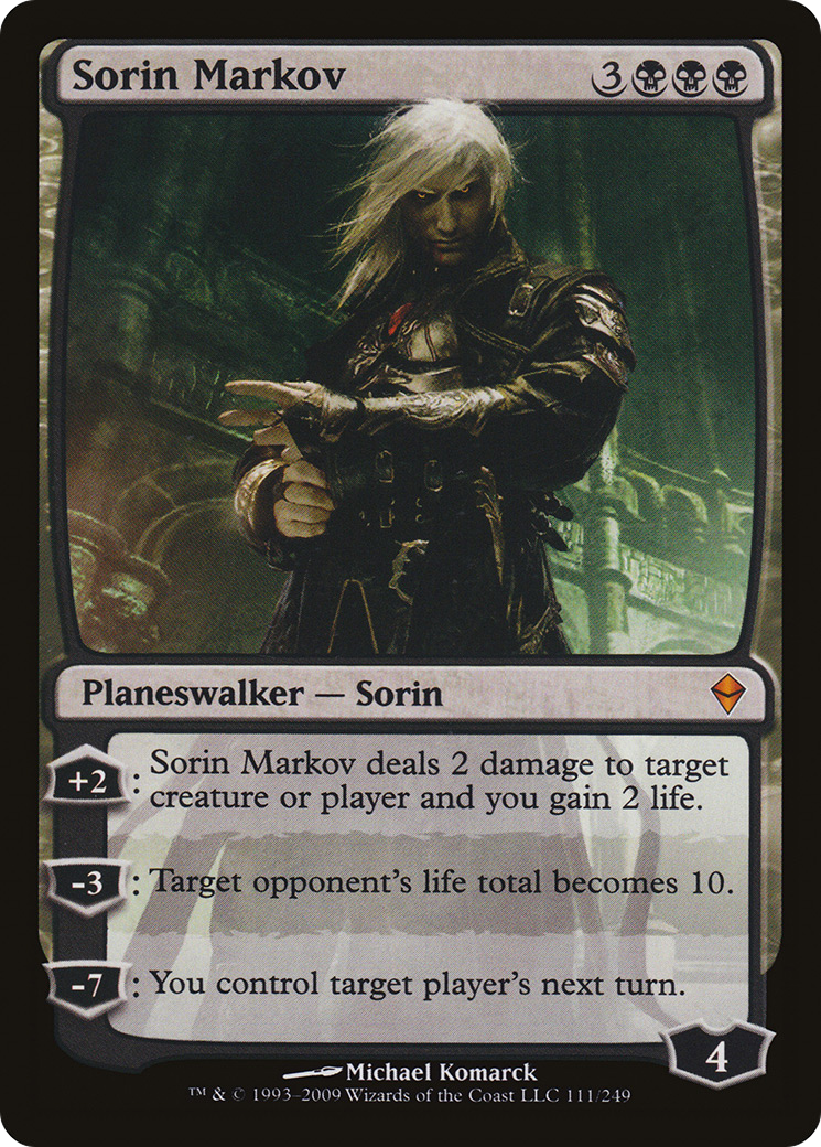 Sorin Markov (ZEN-111) - Zendikar - Premium MTG Single from Wizards of the Coast - Just $2.91! Shop now at Game Crave Tournament Store