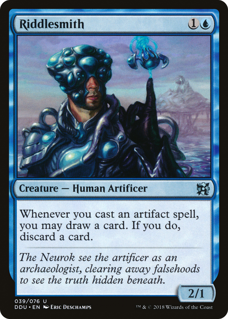 Riddlesmith (DDU-039) - Duel Decks: Elves vs. Inventors - Premium MTG Single from Wizards of the Coast - Just $0.08! Shop now at Game Crave Tournament Store