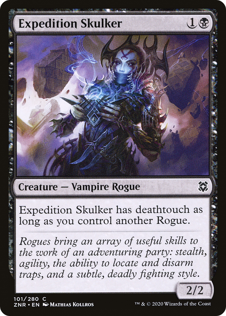 Expedition Skulker (ZNR-101) - Zendikar Rising Foil - Premium MTG Single from Wizards of the Coast - Just $0.08! Shop now at Game Crave Tournament Store