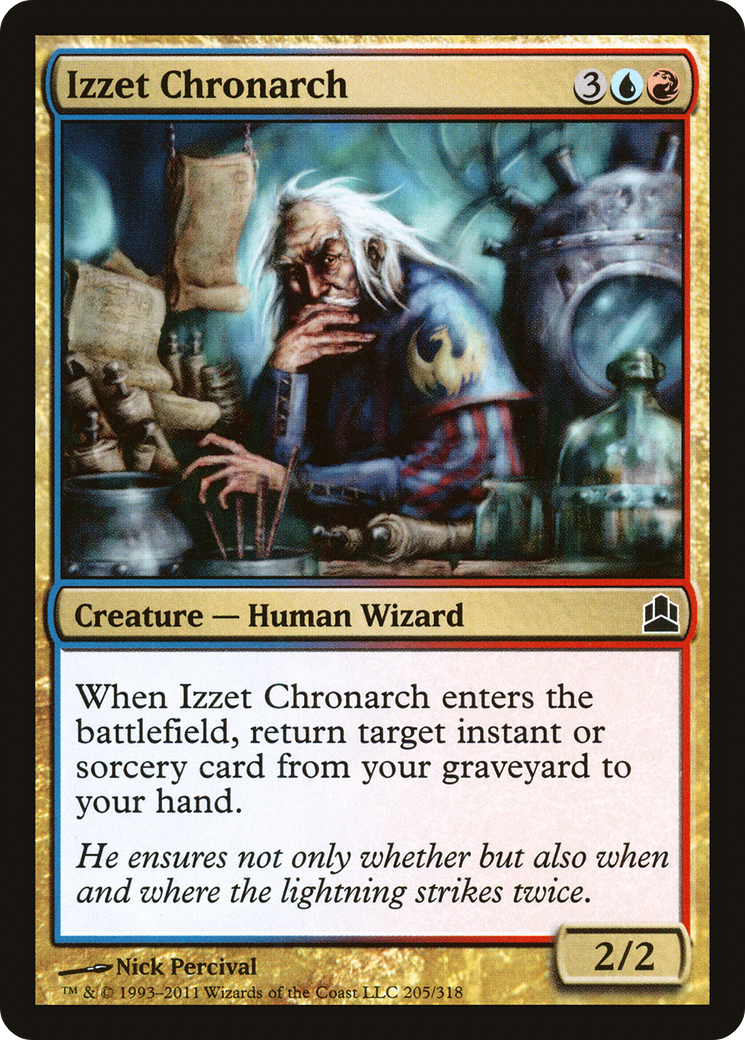 Izzet Chronarch (CMD-205) - Commander 2011 - Premium MTG Single from Wizards of the Coast - Just $0.08! Shop now at Game Crave Tournament Store