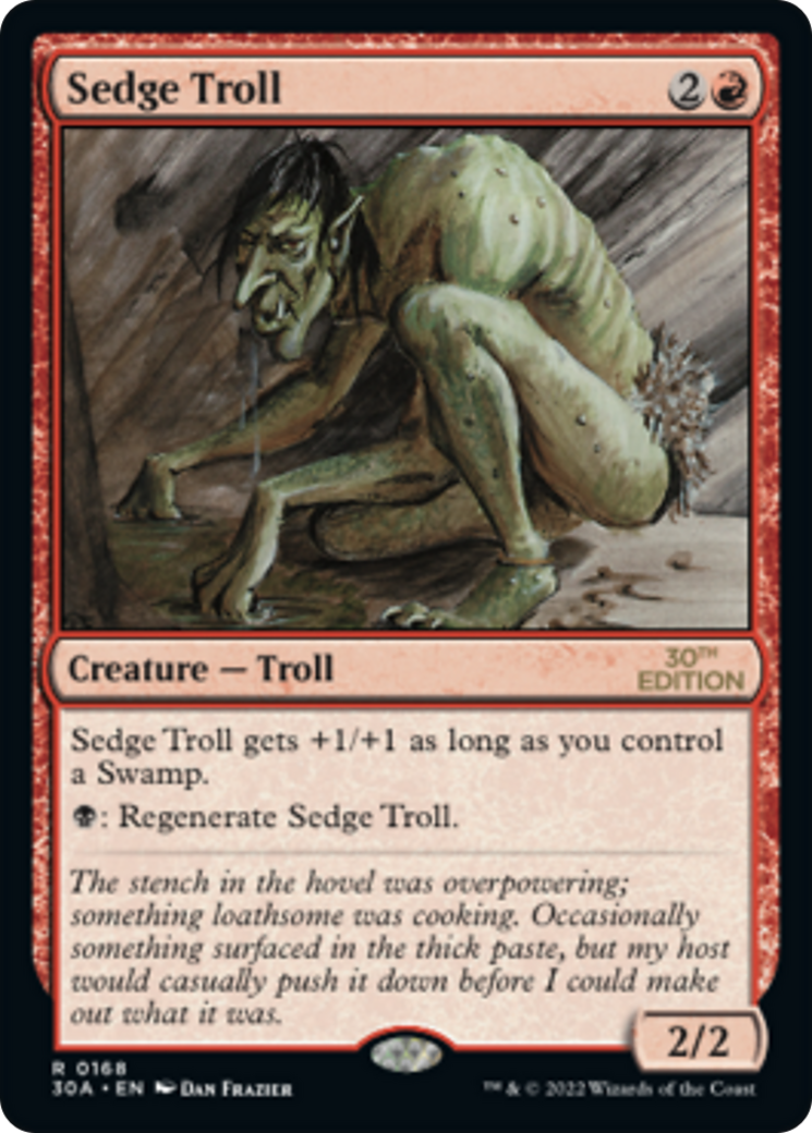 Sedge Troll (30A-168) - 30th Anniversary Edition - Premium MTG Single from Wizards of the Coast - Just $3.92! Shop now at Game Crave Tournament Store