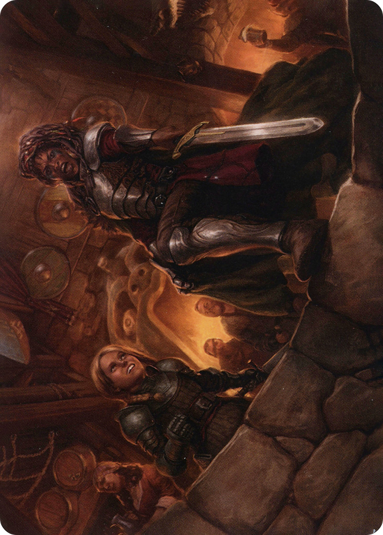 Veteran Dungeoneer // Veteran Dungeoneer (AAFR-036) - Adventures in the Forgotten Realms Art Series (Borderless) - Premium MTG Single from Wizards of the Coast - Just $0! Shop now at Game Crave Tournament Store