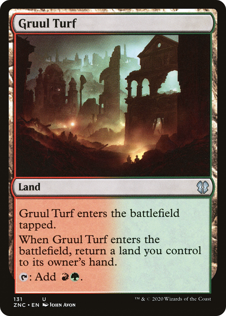 Gruul Turf (ZNC-131) - Zendikar Rising Commander - Premium MTG Single from Wizards of the Coast - Just $0.08! Shop now at Game Crave Tournament Store