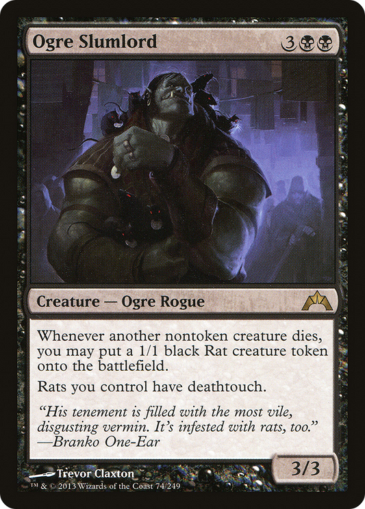 Ogre Slumlord (GTC-074) - Gatecrash - Premium MTG Single from Wizards of the Coast - Just $0.08! Shop now at Game Crave Tournament Store