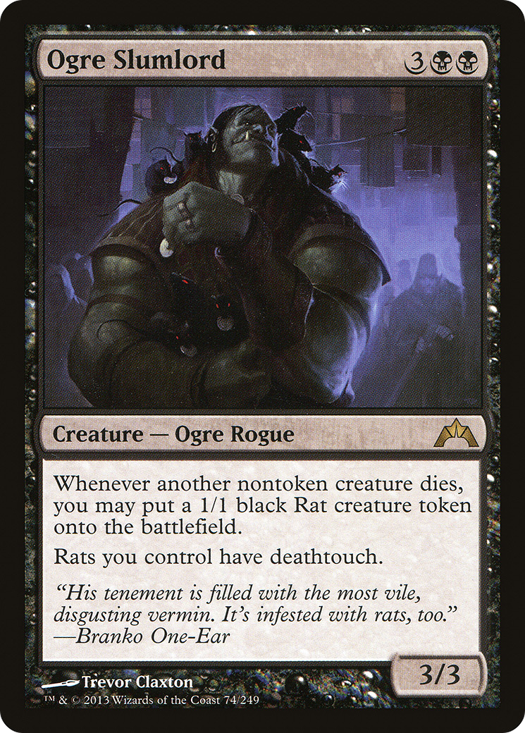Ogre Slumlord (GTC-074) - Gatecrash Foil - Premium MTG Single from Wizards of the Coast - Just $3.09! Shop now at Game Crave Tournament Store