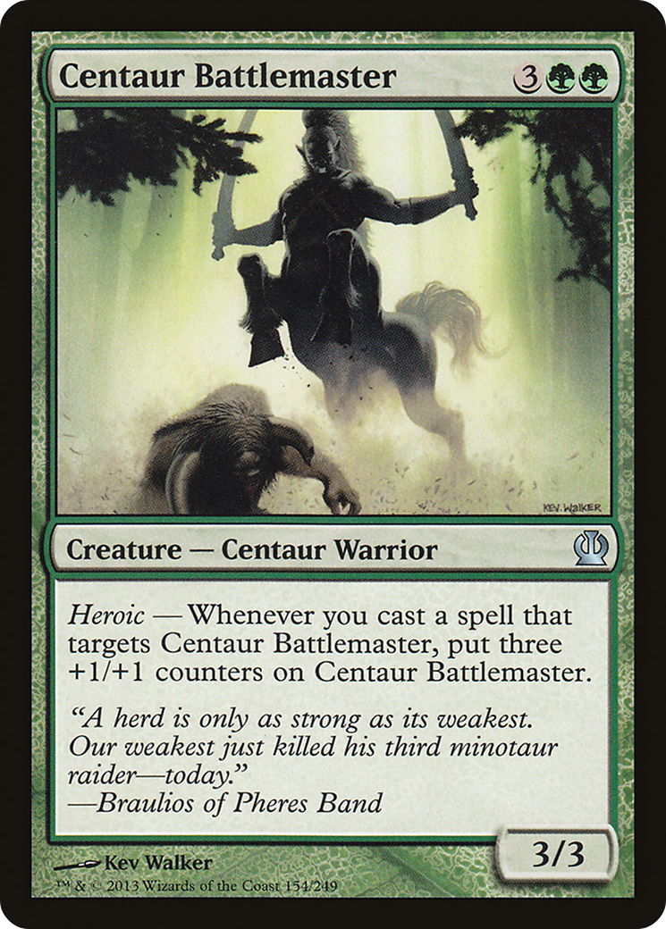 Centaur Battlemaster (THS-154) - Theros - Premium MTG Single from Wizards of the Coast - Just $0.08! Shop now at Game Crave Tournament Store