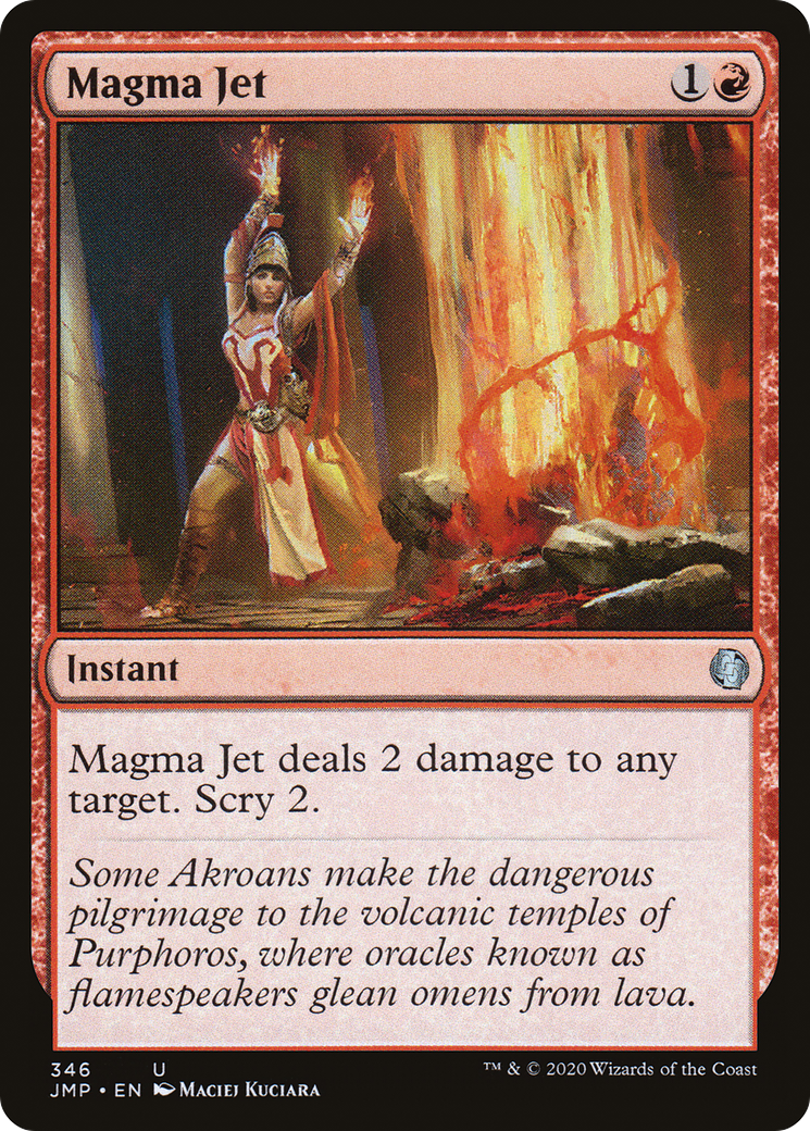 Magma Jet (JMP-346) - Jumpstart - Premium MTG Single from Wizards of the Coast - Just $0.08! Shop now at Game Crave Tournament Store
