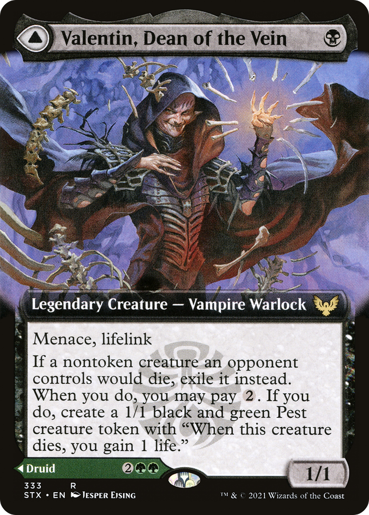 Valentin, Dean of the Vein // Lisette, Dean of the Root (STX-333) - Strixhaven: School of Mages: (Extended Art) Foil - Premium MTG Single from Wizards of the Coast - Just $0.37! Shop now at Game Crave Tournament Store