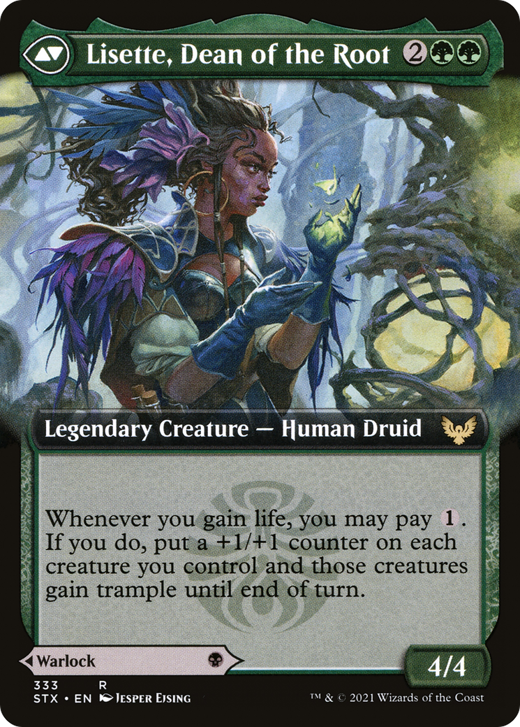 Valentin, Dean of the Vein // Lisette, Dean of the Root (STX-333) - Strixhaven: School of Mages: (Extended Art) Foil - Premium MTG Single from Wizards of the Coast - Just $0.37! Shop now at Game Crave Tournament Store