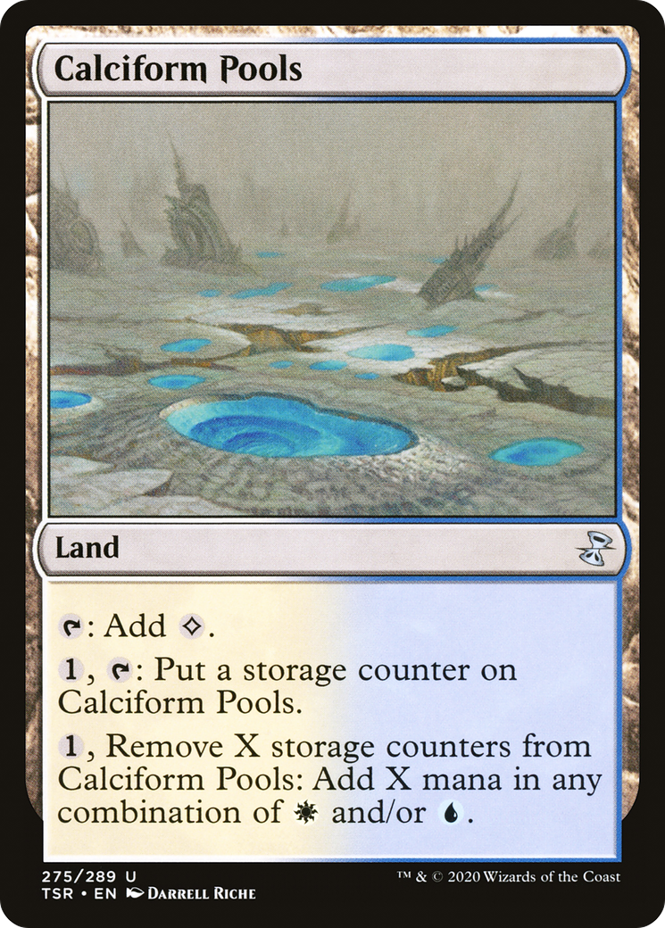 Calciform Pools (TSR-275) - Time Spiral Remastered Foil - Premium MTG Single from Wizards of the Coast - Just $0.16! Shop now at Game Crave Tournament Store