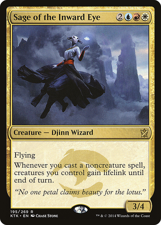 Sage of the Inward Eye (KTK-195) - Khans of Tarkir - Premium MTG Single from Wizards of the Coast - Just $0.25! Shop now at Game Crave Tournament Store