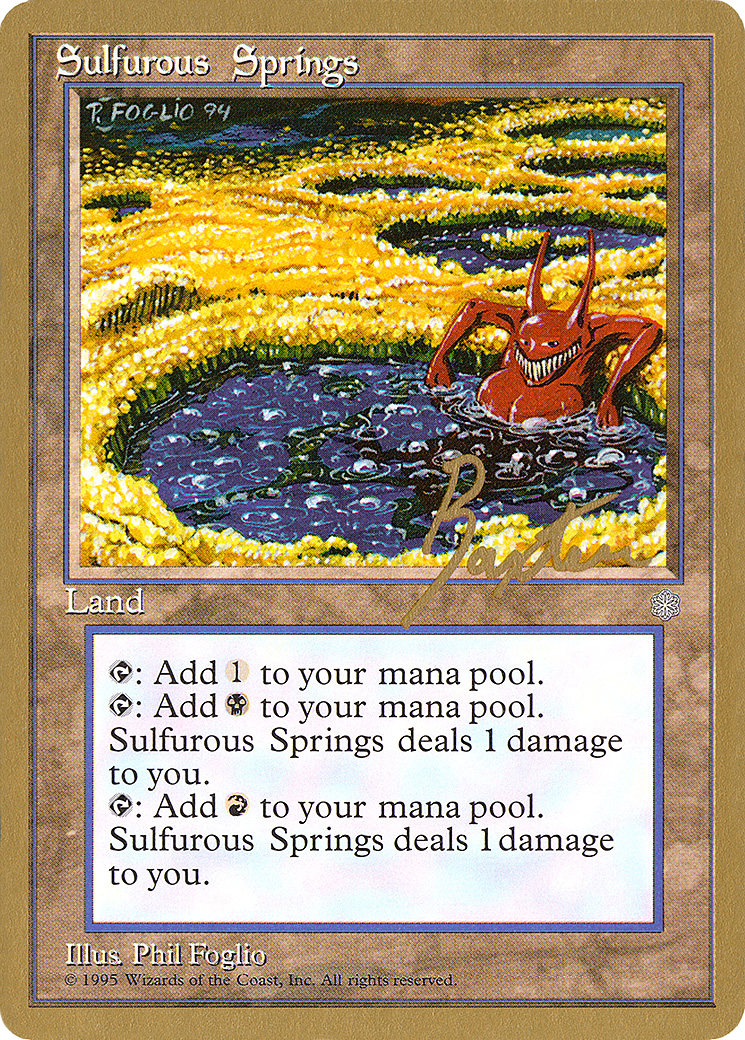 Sulfurous Springs (PTC-GB360) - Pro Tour Collector Set - Premium MTG Single from Wizards of the Coast - Just $2.92! Shop now at Game Crave Tournament Store