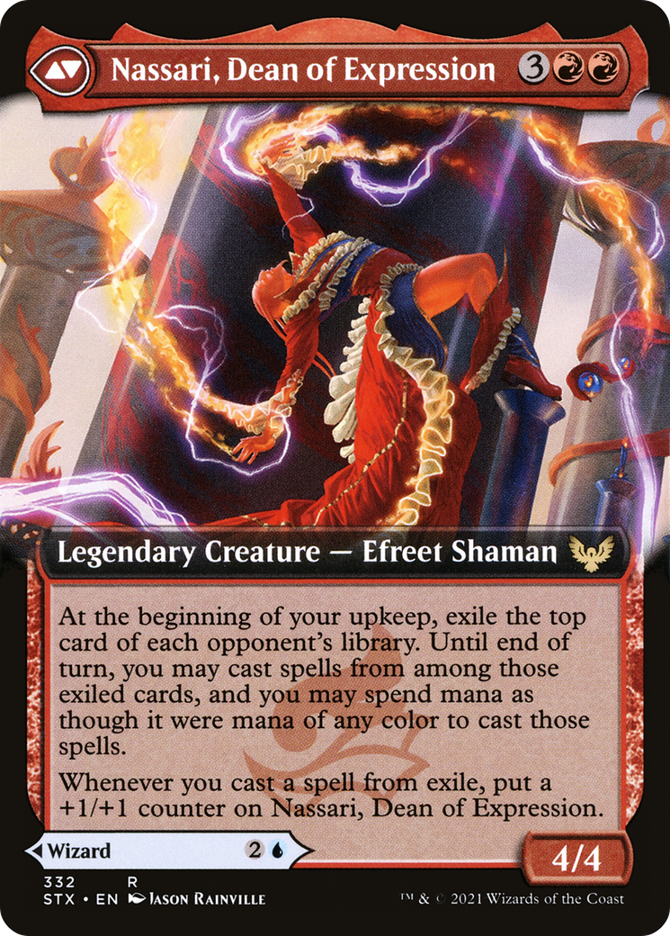 Uvilda, Dean of Perfection // Nassari, Dean of Expression (STX-332) - Strixhaven: School of Mages: (Extended Art) - Premium MTG Single from Wizards of the Coast - Just $0.26! Shop now at Game Crave Tournament Store