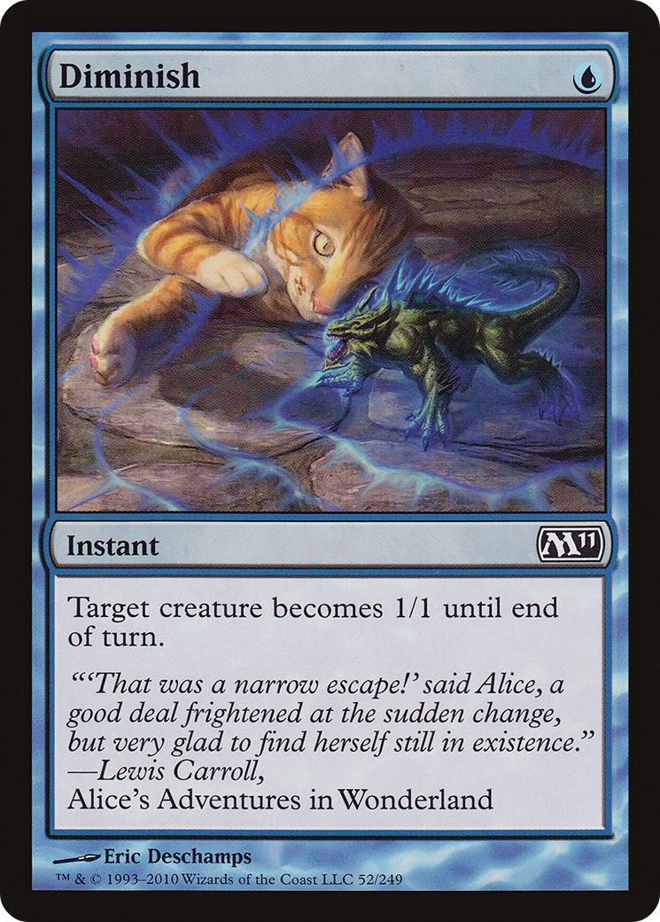 Diminish (M11-052) - Magic 2011 - Premium MTG Single from Wizards of the Coast - Just $0.25! Shop now at Game Crave Tournament Store