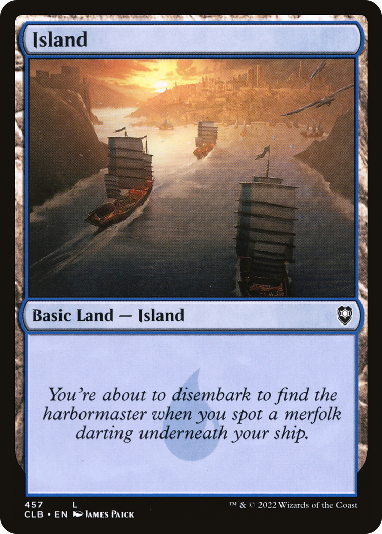 Island (CLB-457) - Commander Legends: Battle for Baldur's Gate Foil - Premium MTG Single from Wizards of the Coast - Just $0.25! Shop now at Game Crave Tournament Store