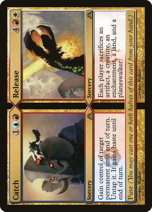 Catch // Release (DGM-125) - Dragon's Maze - Premium MTG Single from Wizards of the Coast - Just $0.25! Shop now at Game Crave Tournament Store