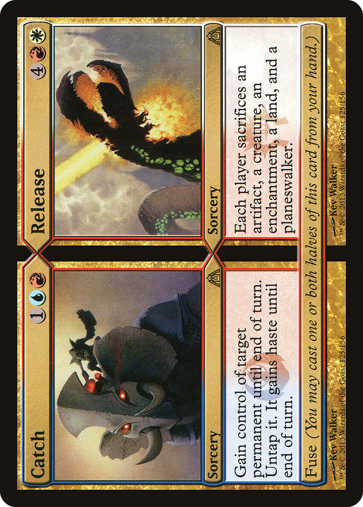 Catch // Release (DGM-125) - Dragon's Maze Foil - Premium MTG Single from Wizards of the Coast - Just $0.31! Shop now at Game Crave Tournament Store