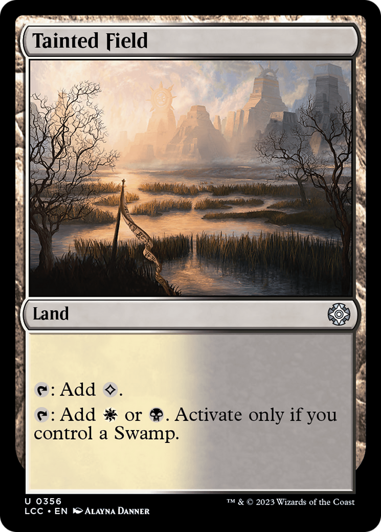 Tainted Field (LCC-356) - The Lost Caverns of Ixalan Commander - Premium MTG Single from Wizards of the Coast - Just $0.08! Shop now at Game Crave Tournament Store