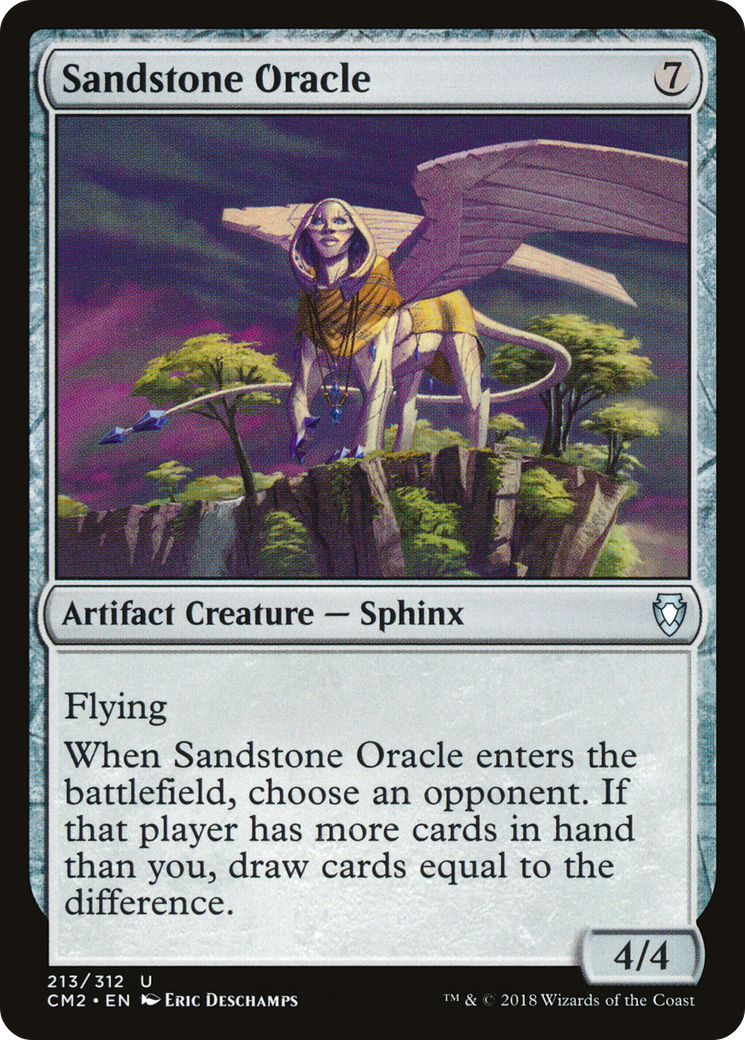 Sandstone Oracle (CM2-213) - Commander Anthology Volume II - Premium MTG Single from Wizards of the Coast - Just $0.08! Shop now at Game Crave Tournament Store