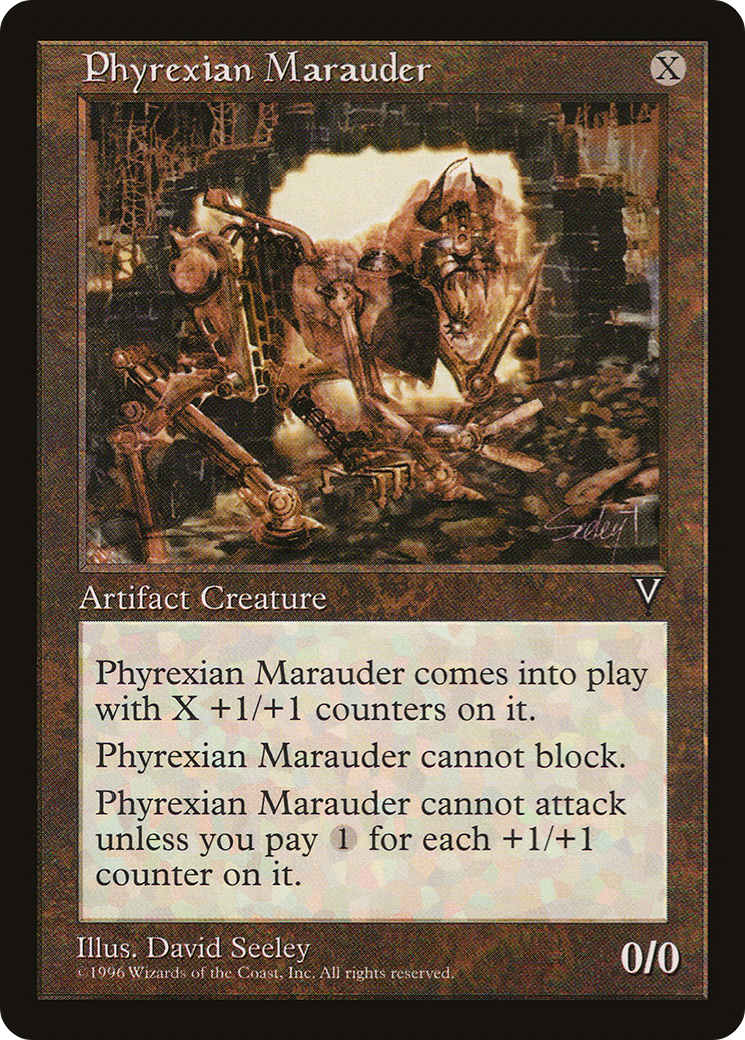 Phyrexian Marauder (VIS-151) - Visions - Premium MTG Single from Wizards of the Coast - Just $0.29! Shop now at Game Crave Tournament Store