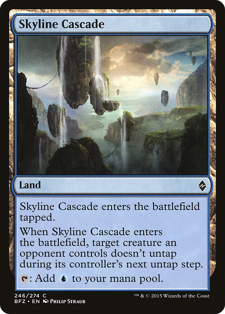 Skyline Cascade (BFZ-246) - Battle for Zendikar - Premium MTG Single from Wizards of the Coast - Just $0.08! Shop now at Game Crave Tournament Store