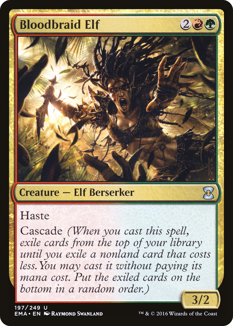 Bloodbraid Elf (EMA-197) - Eternal Masters - Premium MTG Single from Wizards of the Coast - Just $0.09! Shop now at Game Crave Tournament Store