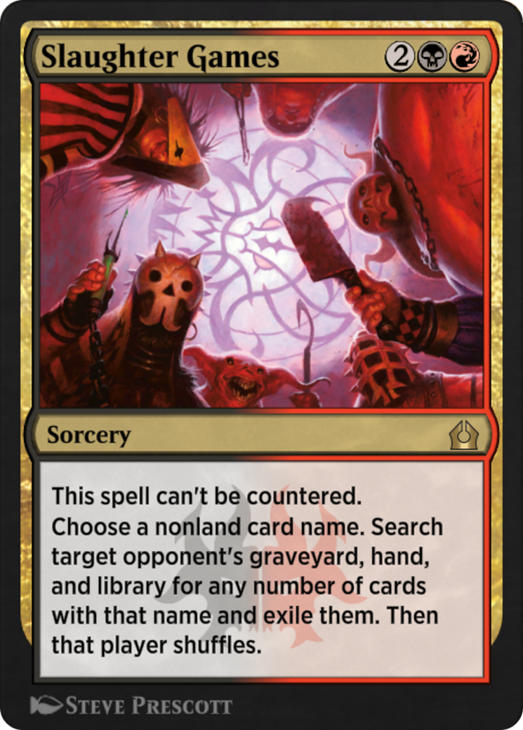 Slaughter Games (EA1-017) - Explorer Anthology 1 - Premium MTG Single from Wizards of the Coast - Just $0! Shop now at Game Crave Tournament Store