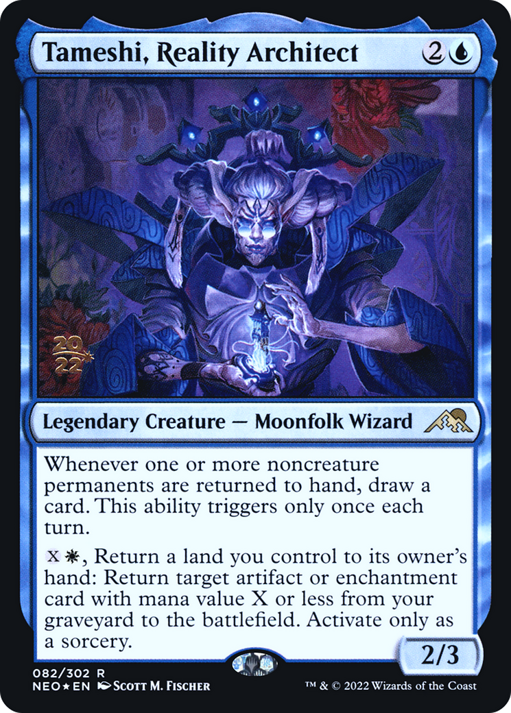Tameshi, Reality Architect (PNEO-82S) - Kamigawa: Neon Dynasty Promos Foil - Premium MTG Single from Wizards of the Coast - Just $0.83! Shop now at Game Crave Tournament Store