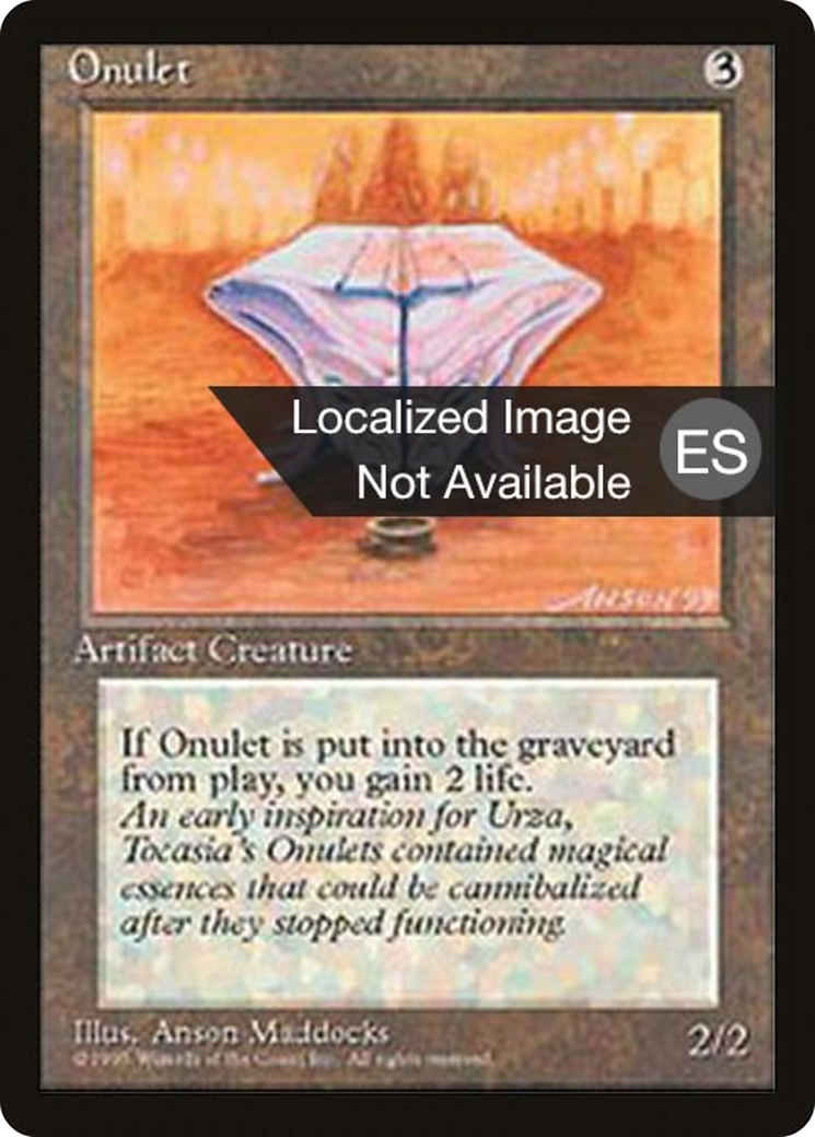Onulet (4BB-340) - Fourth Edition Foreign Black Border - Premium MTG Single from Wizards of the Coast - Just $0! Shop now at Game Crave Tournament Store