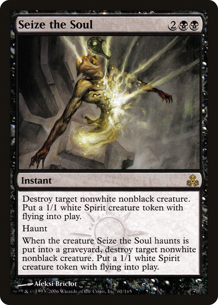 Seize the Soul (GPT-061) - Guildpact - Premium MTG Single from Wizards of the Coast - Just $0.08! Shop now at Game Crave Tournament Store