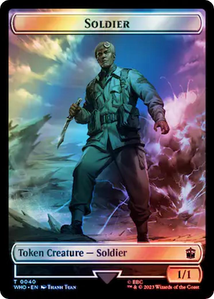 Soldier (TWHO-040) - Doctor Who Tokens Foil - Premium MTG Single from Wizards of the Coast - Just $0! Shop now at Game Crave Tournament Store