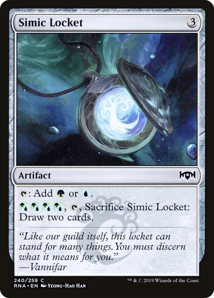 Simic Locket (RNA-240) - Ravnica Allegiance - Premium MTG Single from Wizards of the Coast - Just $0.08! Shop now at Game Crave Tournament Store