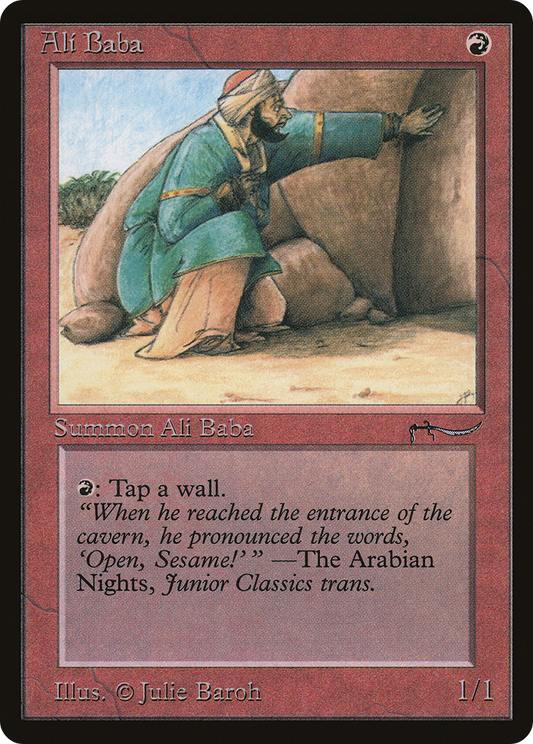 Ali Baba (ARN-035) - Arabian Nights - Premium MTG Single from Wizards of the Coast - Just $7.68! Shop now at Game Crave Tournament Store