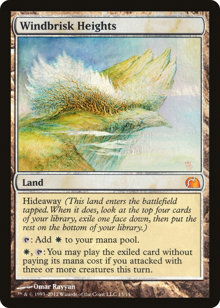 Windbrisk Heights (V12-015) - From the Vault: Realms Foil - Premium MTG Single from Wizards of the Coast - Just $0.95! Shop now at Game Crave Tournament Store