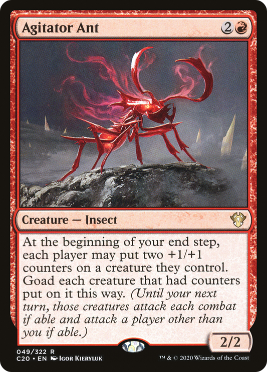 Agitator Ant (C20-049) - Commander 2020 - Premium MTG Single from Wizards of the Coast - Just $0.25! Shop now at Game Crave Tournament Store