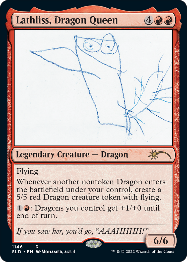 Lathliss, Dragon Queen (SLD-1146) - Secret Lair Drop - Premium MTG Single from Wizards of the Coast - Just $3.82! Shop now at Game Crave Tournament Store
