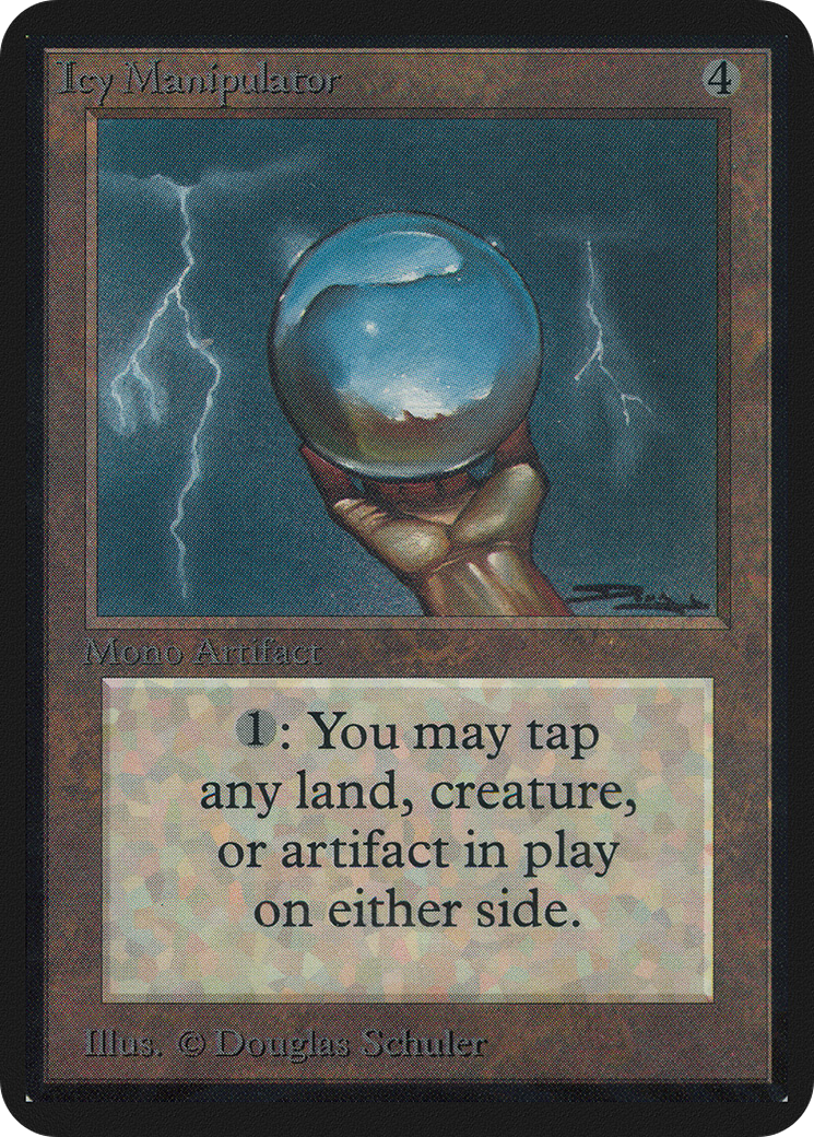 Icy Manipulator (LEA-248) - Limited Edition Alpha - Premium MTG Single from Wizards of the Coast - Just $110.59! Shop now at Game Crave Tournament Store