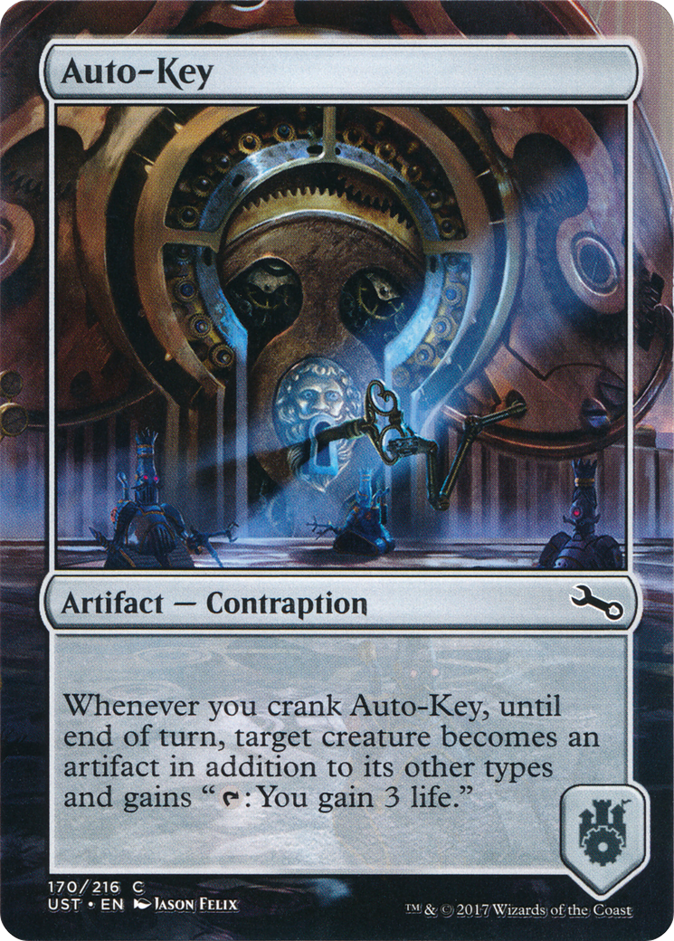 Auto-Key (UST-170) - Unstable (Borderless) - Premium MTG Single from Wizards of the Coast - Just $0.08! Shop now at Game Crave Tournament Store