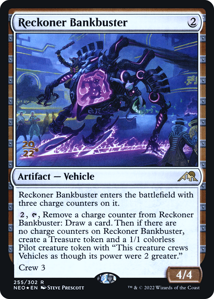 Reckoner Bankbuster (PNEO-255S) - Kamigawa: Neon Dynasty Promos Foil - Premium MTG Single from Wizards of the Coast - Just $2.25! Shop now at Game Crave Tournament Store