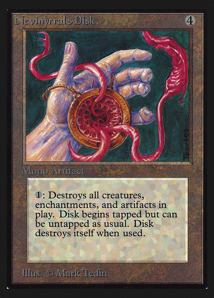 Nevinyrral's Disk (CEI-267) - Intl. Collectors' Edition - Premium MTG Single from Wizards of the Coast - Just $6.47! Shop now at Game Crave Tournament Store
