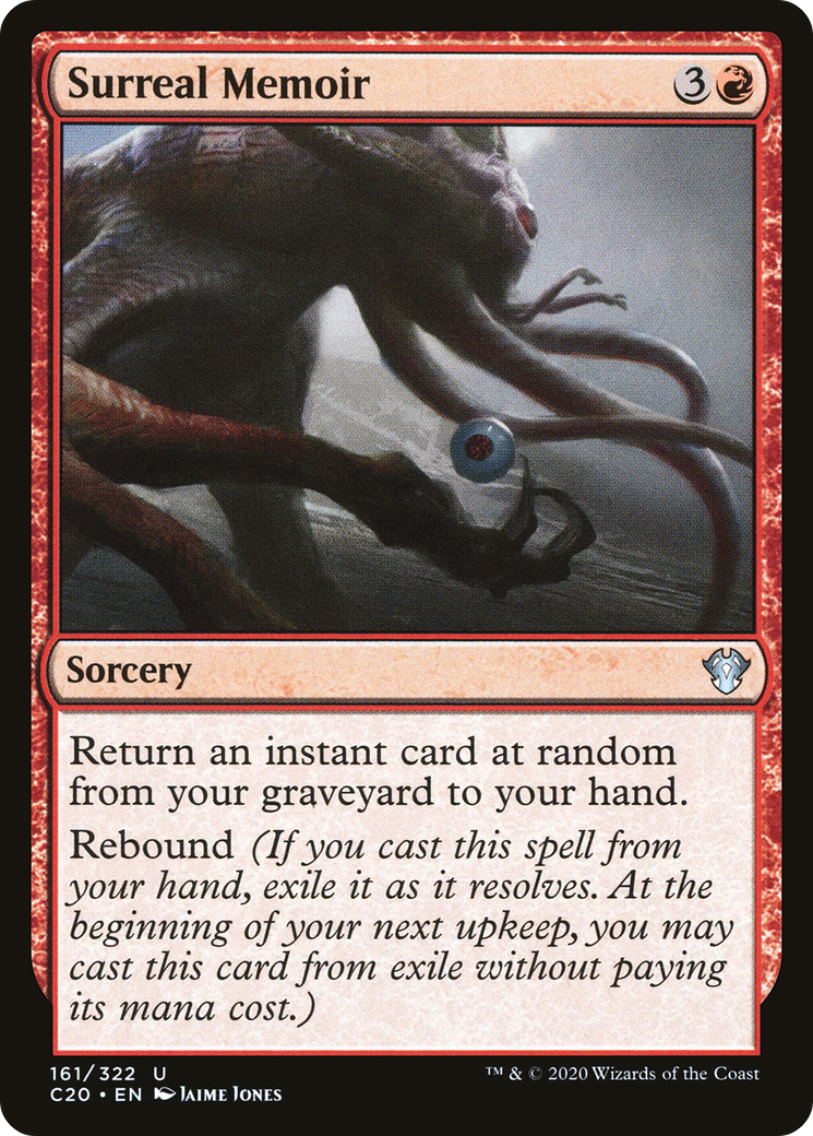 Surreal Memoir (C20-161) - Commander 2020 - Premium MTG Single from Wizards of the Coast - Just $0.08! Shop now at Game Crave Tournament Store
