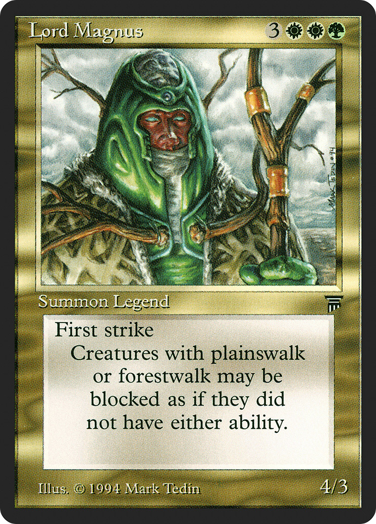 Lord Magnus (LEG-243) - Legends - Premium MTG Single from Wizards of the Coast - Just $0.82! Shop now at Game Crave Tournament Store