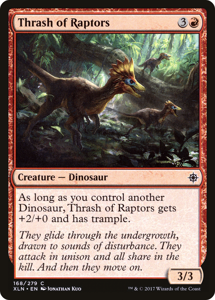 Thrash of Raptors (XLN-168) - Ixalan - Premium MTG Single from Wizards of the Coast - Just $0.08! Shop now at Game Crave Tournament Store